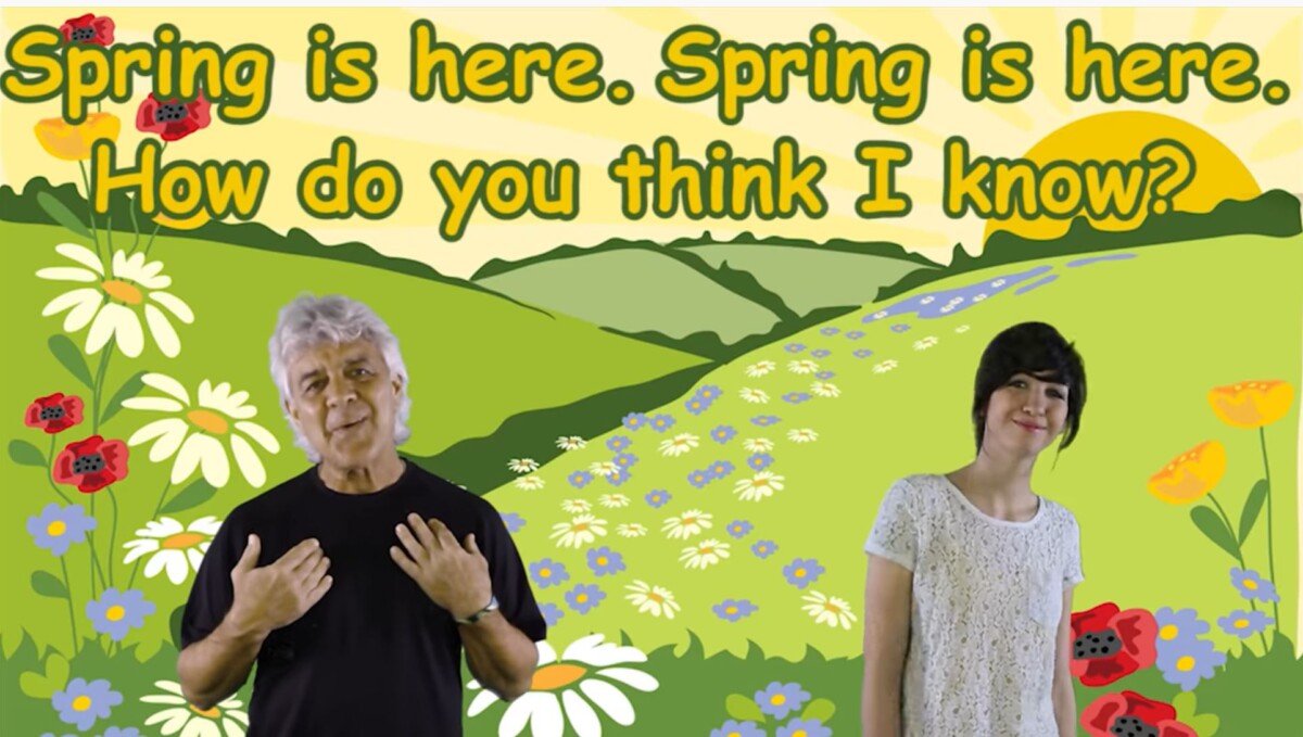 Spring Songs for Children - Spring is Here with Lyrics - Kids Songs by The Learning Station - YouTube