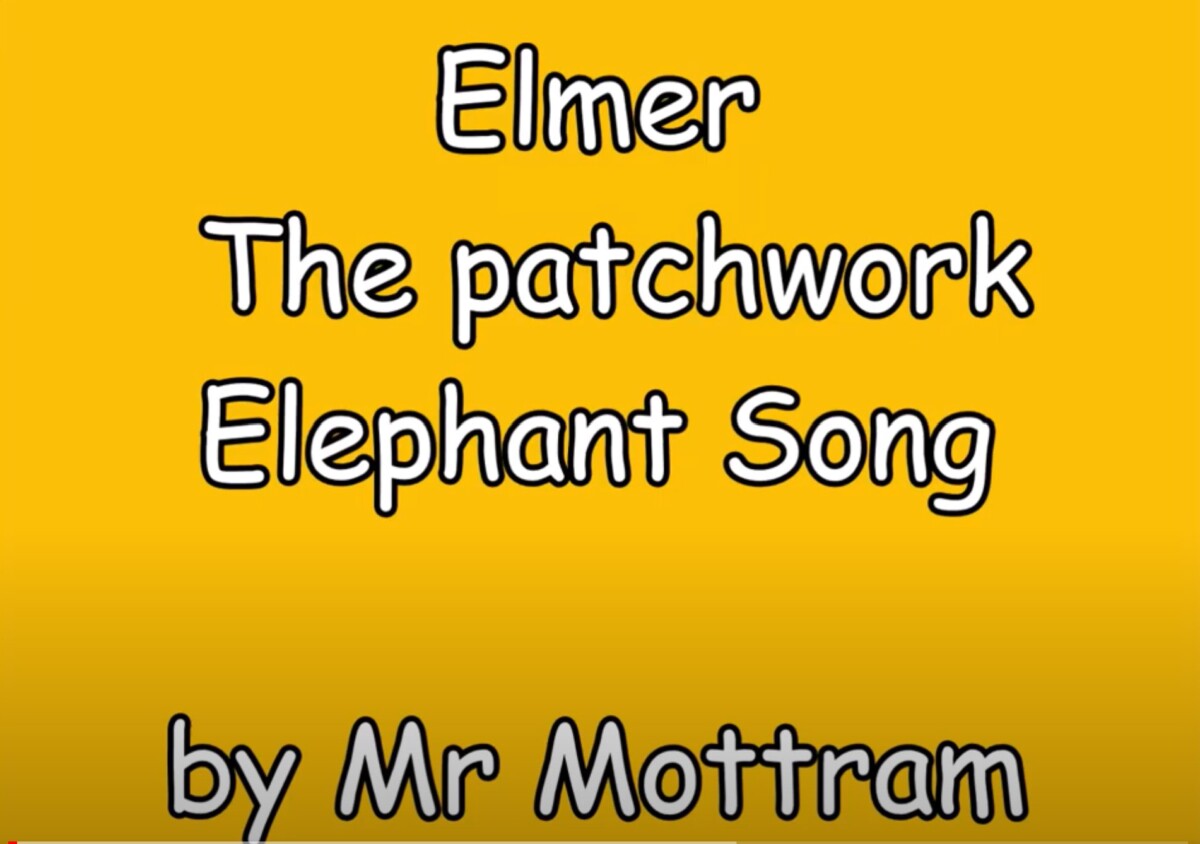 'Elmer The Patchwork Elephant song lyrics - YouTube