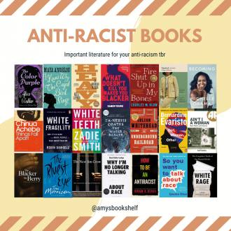 Anti-Racist Books for your TBR - Amy's Bookshelf
