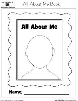 All About Me Printable Book | A to Z Teacher Stuff Printable Pages and Worksheets