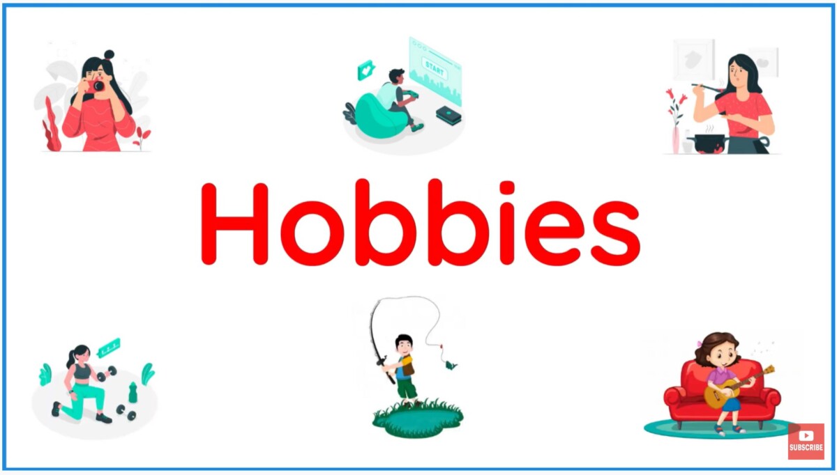 Hobbies Vocabulary | ESL Activity - YouTube