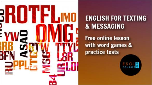 English For Texting and Messaging - Online Jargon and Abbreviations