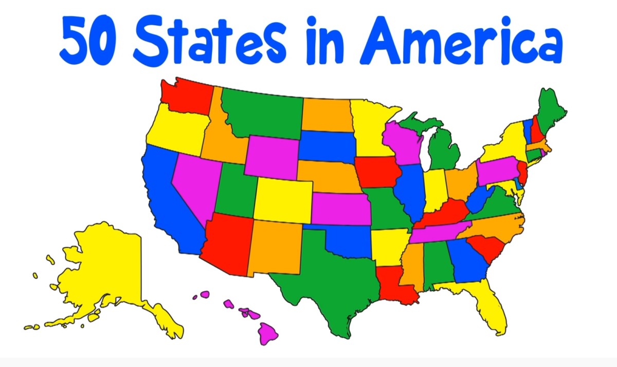 Fifty States Song Alphabetical Order