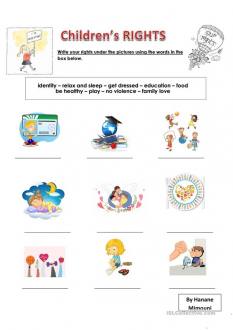 Children's Rights - English ESL Worksheets for distance learning and physical classrooms