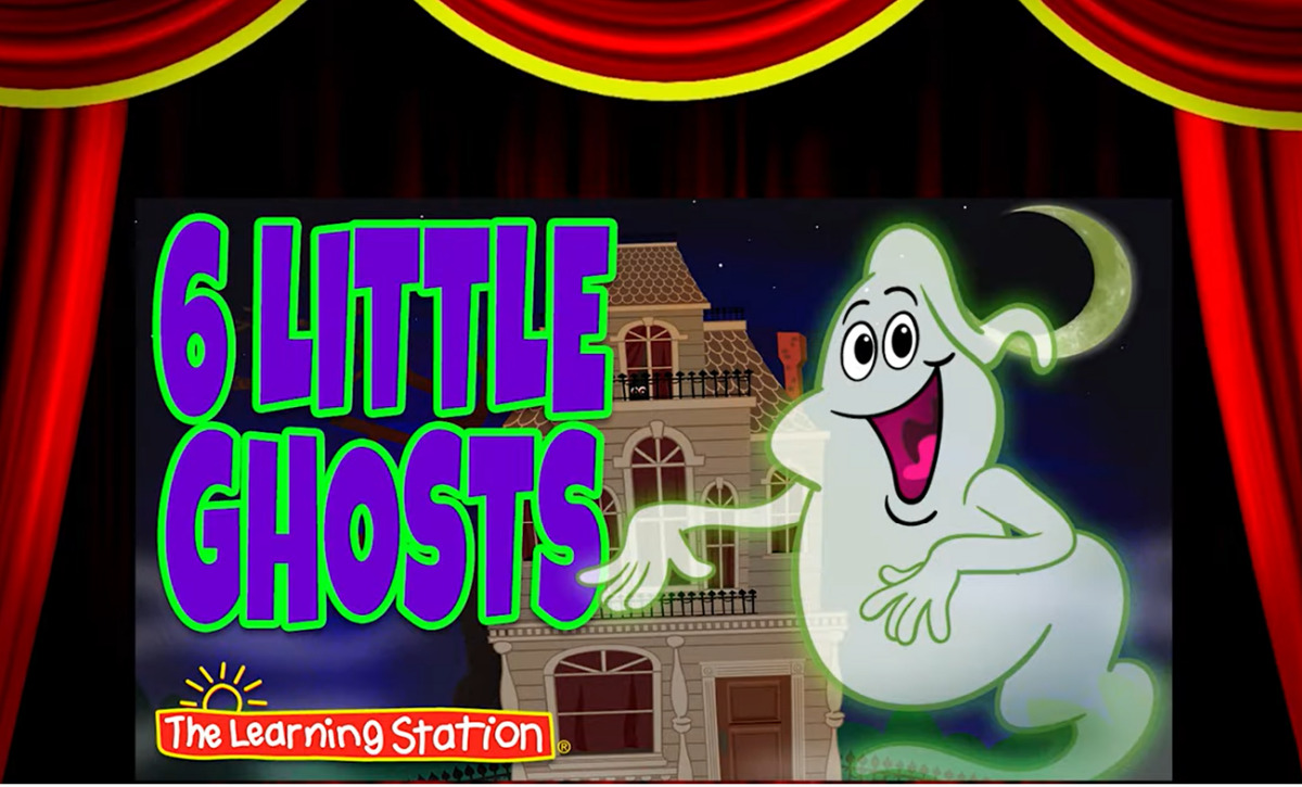 Six Little Ghosts ð» Kids Halloween Songs by The Learning Station - YouTube