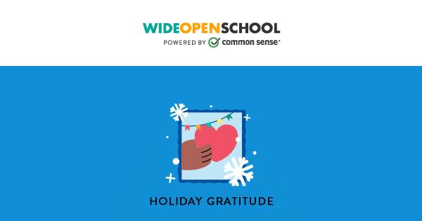 Holiday Gratitude activities for Grades K-2 | Wide Open School