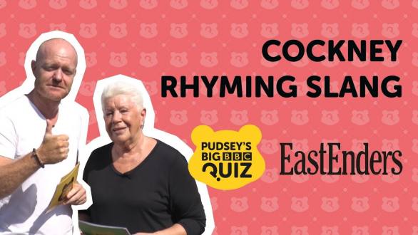 Eastenders' 'Cockney rhyming slang' round | Pudsey's Big BBC Quiz - YouTube
