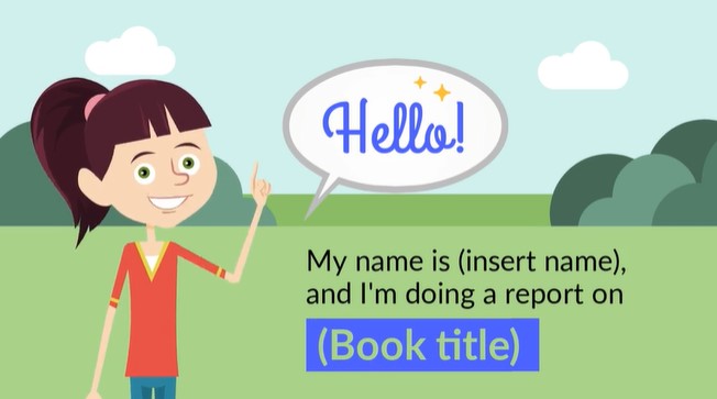 Book Report Template - Animated Style | Powtoon