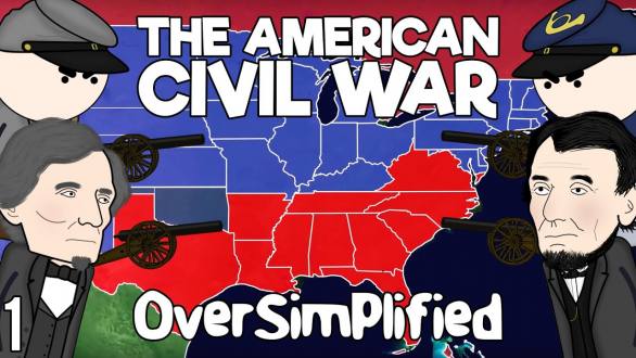 The American Civil War - OverSimplified (Part 1) - YouTube