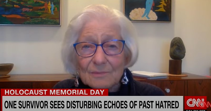 Survivor sounds alarm over 'echoes of the Holocaust' - YouTube