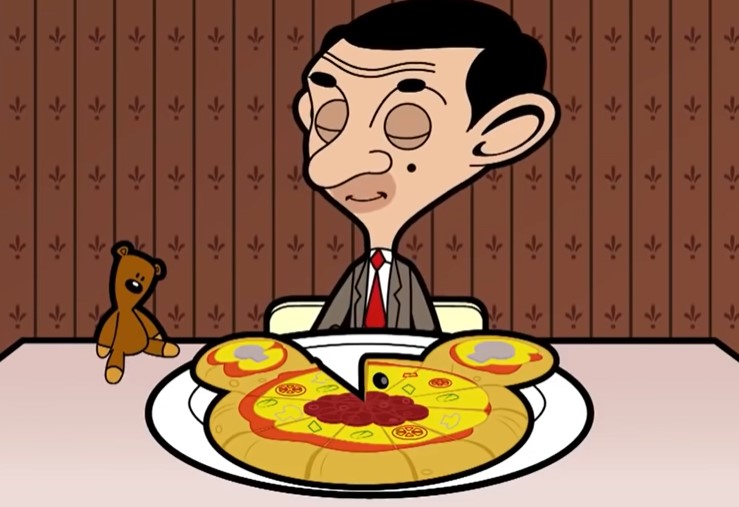 Mr Bean Cartoon: Episode 12 (Pizza Bean) - YouTube