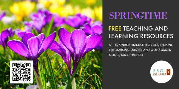 Spring - ESL Vocabulary, Quizzes and Worksheets