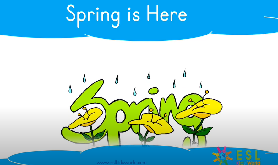Spring Is Here Story | Classroom Story for ESL - YouTube - YouTube