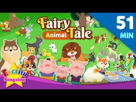 Animal Stories - Fairy tale Compilation | 51 minutes English Stories (Reading Books) - YouTube