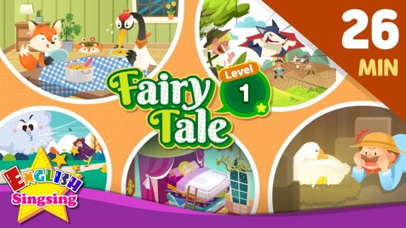 Level1 Stories - Fairy tale Compilation | 26 minutes English Stories (Reading Books) - YouTube