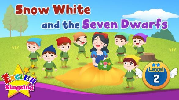 Snow White and the Seven Dwarfs - Fairy tale - English Stories (Reading Books) - YouTube