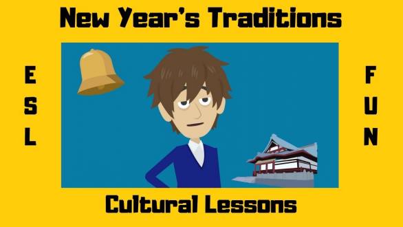 New Year's Traditions in Canada, the USA and Japan | Cultural Awareness | ESL Conversation - YouTube