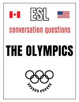 English ESL Conversation Questions - The Olympics - The Happy Maple Language Co
