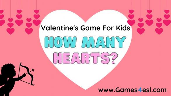 Valentine's Day Game For Kids | How Many Hearts - YouTube