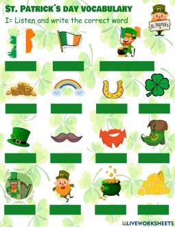 St. Patrick-s day worksheet