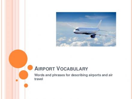 Airport ESL Vocabulary