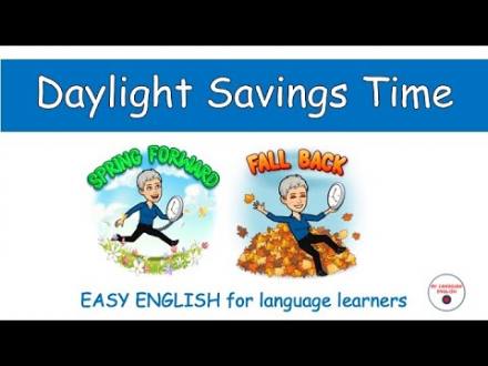 Daylight Savings Time - Easy explanations for English language learners - YouTube