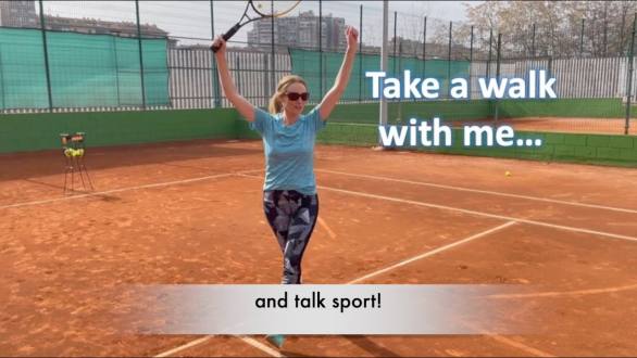 Take a walk with me and talk sport! - YouTube