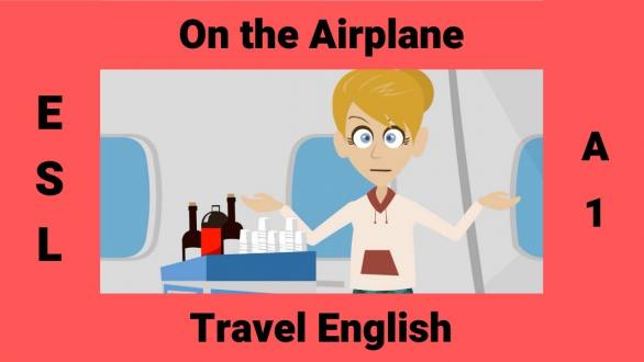 How to Order Food on an Airplane | Making Requests On the Airplane | Beginner Travel English - YouTube