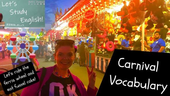 Carnival Vocabulary! Talk about Fairs and Carnivals in English! - YouTube