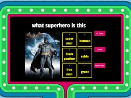 Superhero game - Teaching resources