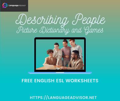 Describing People - Worksheets on Vocabulary