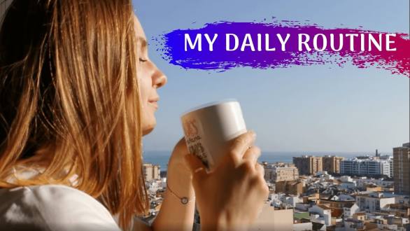 My daily routine. ENGLISH FOR BEGINNERS A1-A2. How I spend my day - YouTube