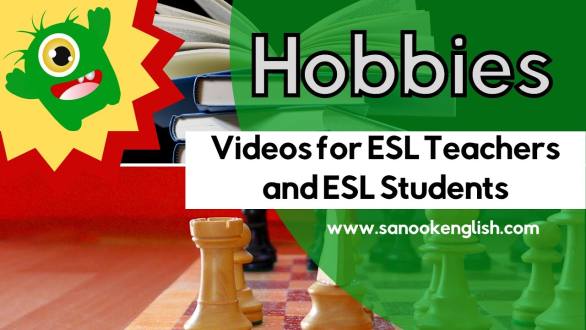 Hobbies Vocabulary ESL - YouTube