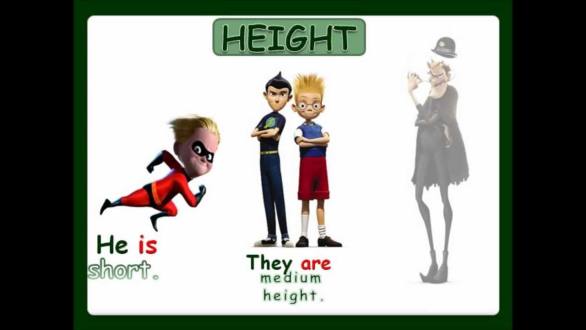 Physical Description: height and weight (with sound) - English Language - YouTube (4:23)