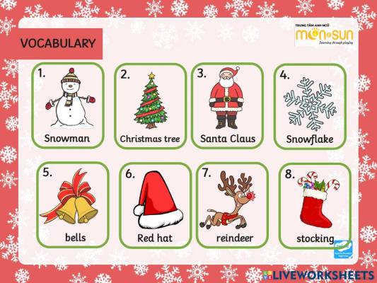 Christmas lesson 3 worksheet