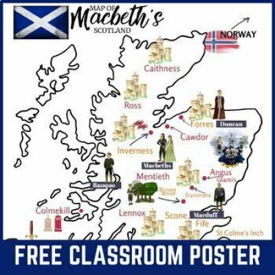 Map of Macbeth - Free