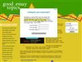 Good Essay Topics, yr 8-9